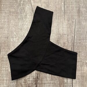 Edikted Black Asymmetrical One Shoulder Crop Top Small NWT Y2K Clubwear Festival